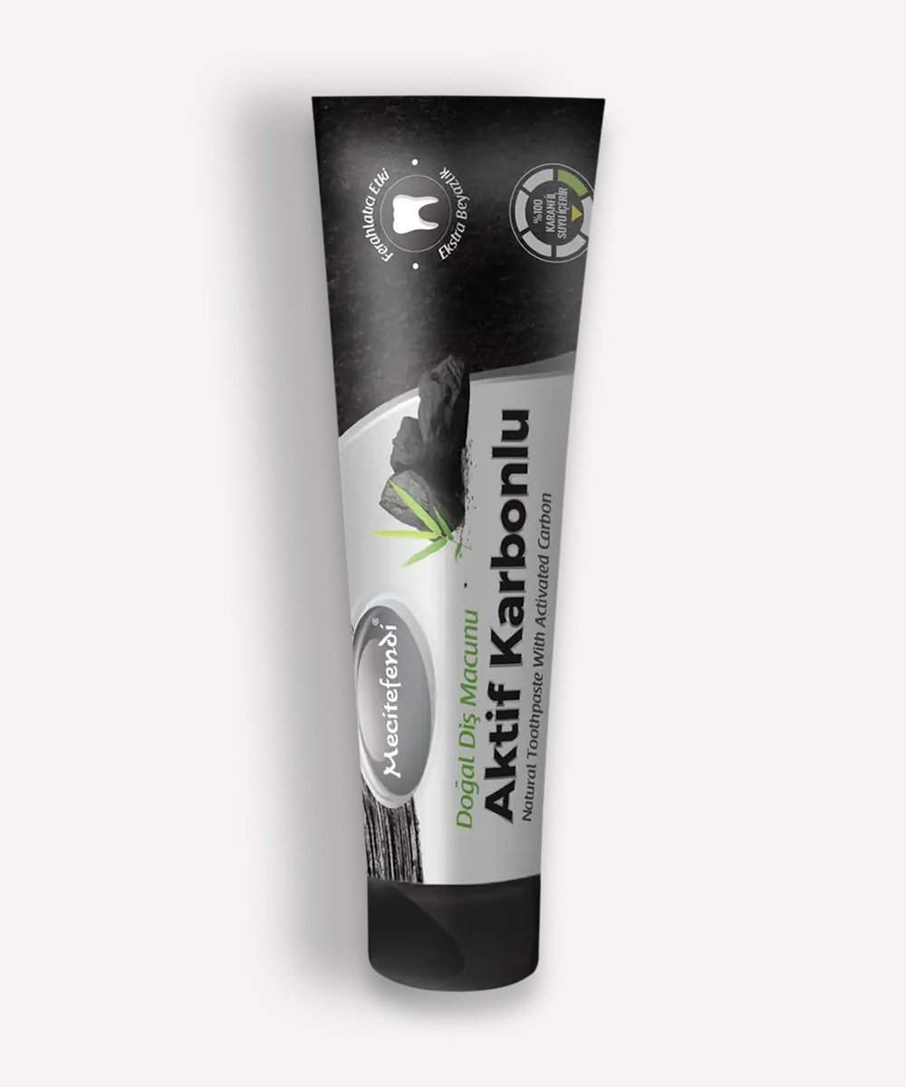 Mecitefendi Aktif Karbonlu Diş Macunu 75 Ml