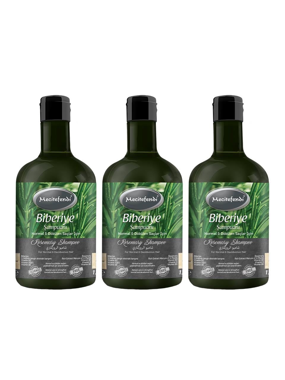 Mecitefendi Mecitefendi Biberiye Şampuanı 400 ml (3 Adet)