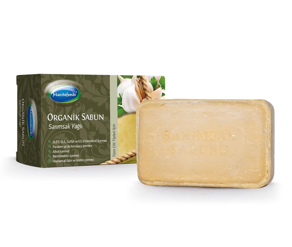  MECİTEFENDİ SARIMSAK ORGANİK SABUN 125 Gr 