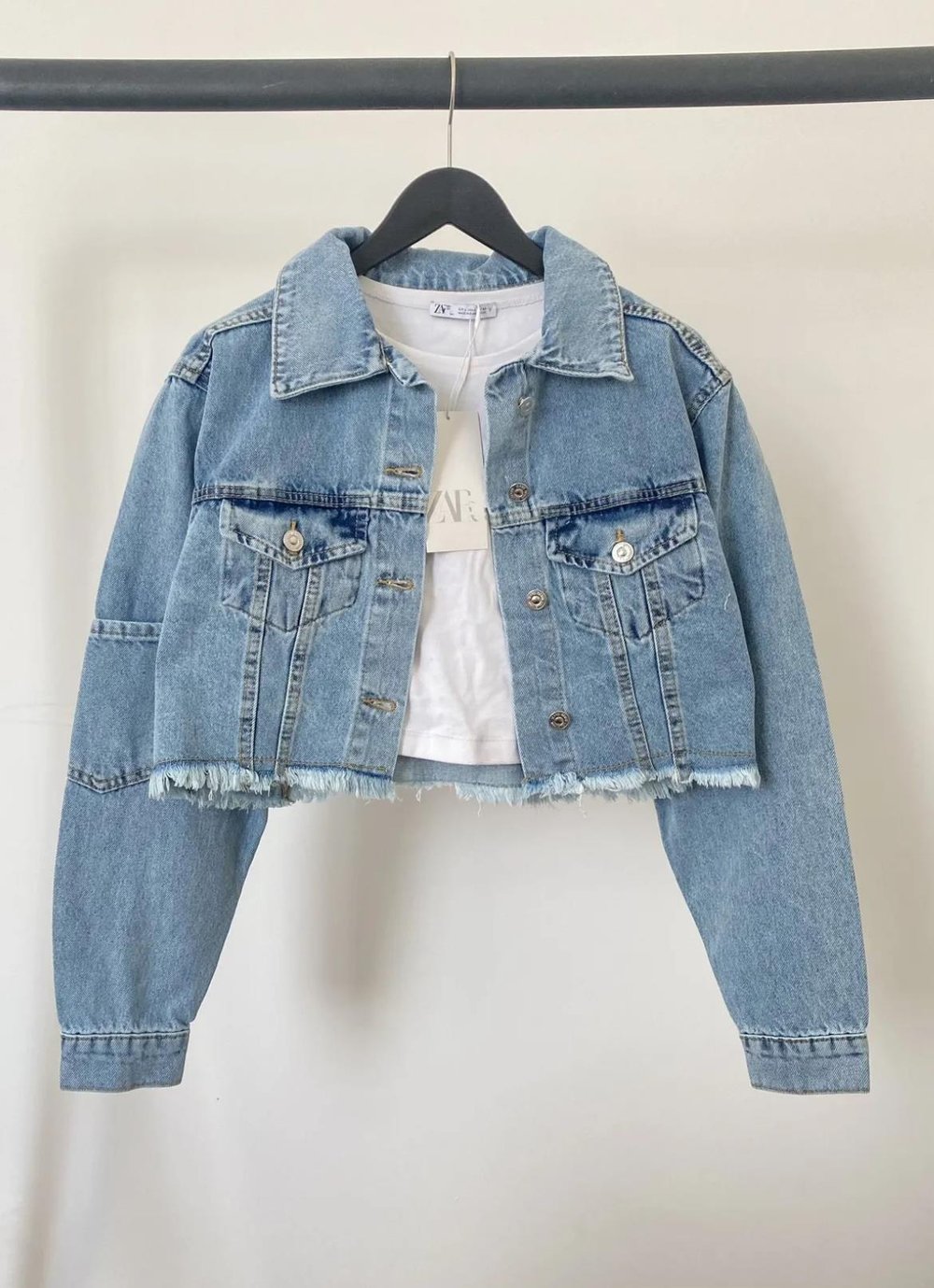 Kolu Cep Denim Ceket