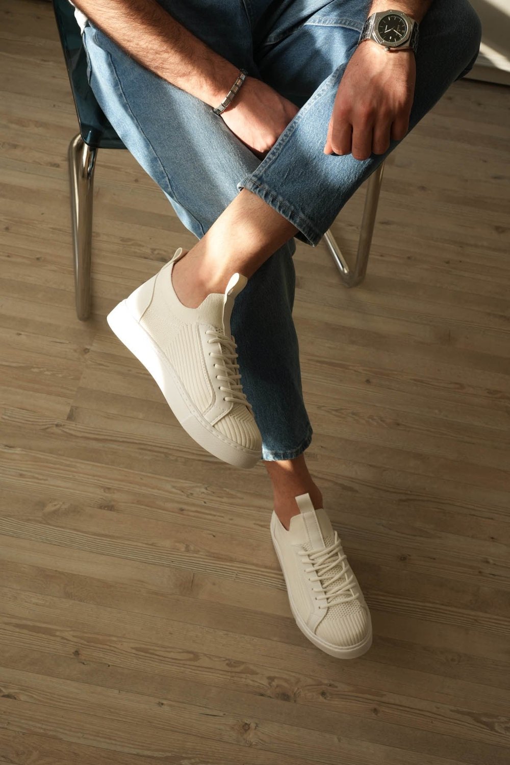 BASİC TRİKO AYAKKABI BEJ