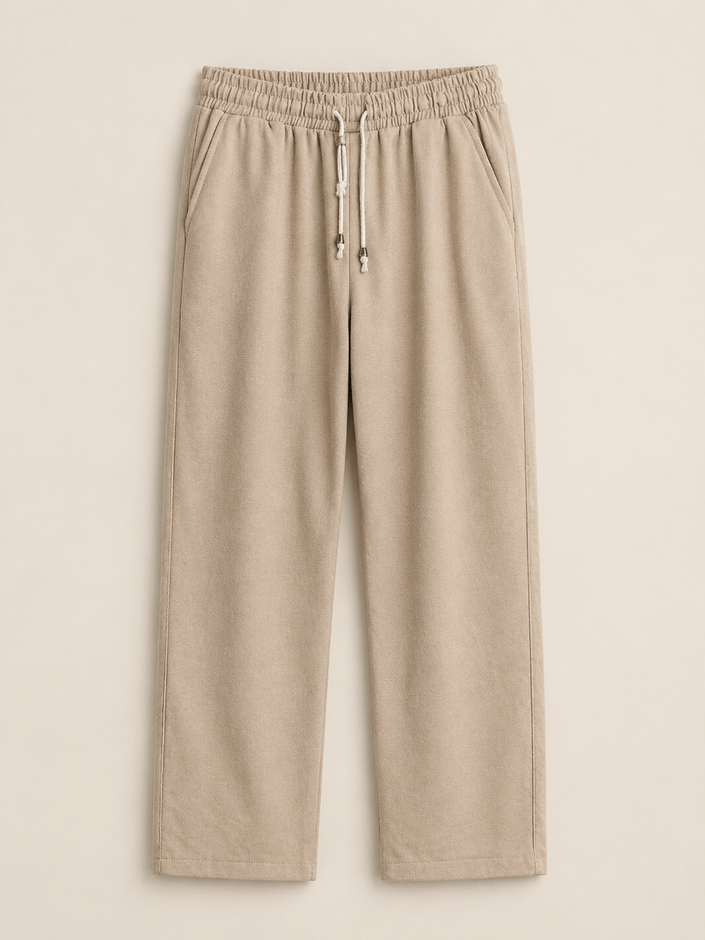 Bürümcük Baggy Pantolon Krem