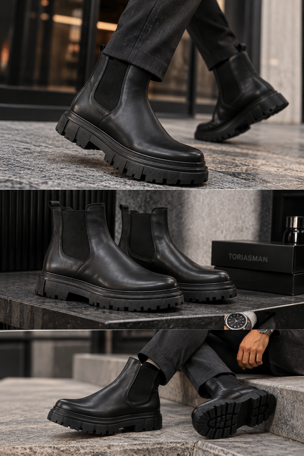 CHELSEA MODEL KALIN TABAN BOT SİYAH
