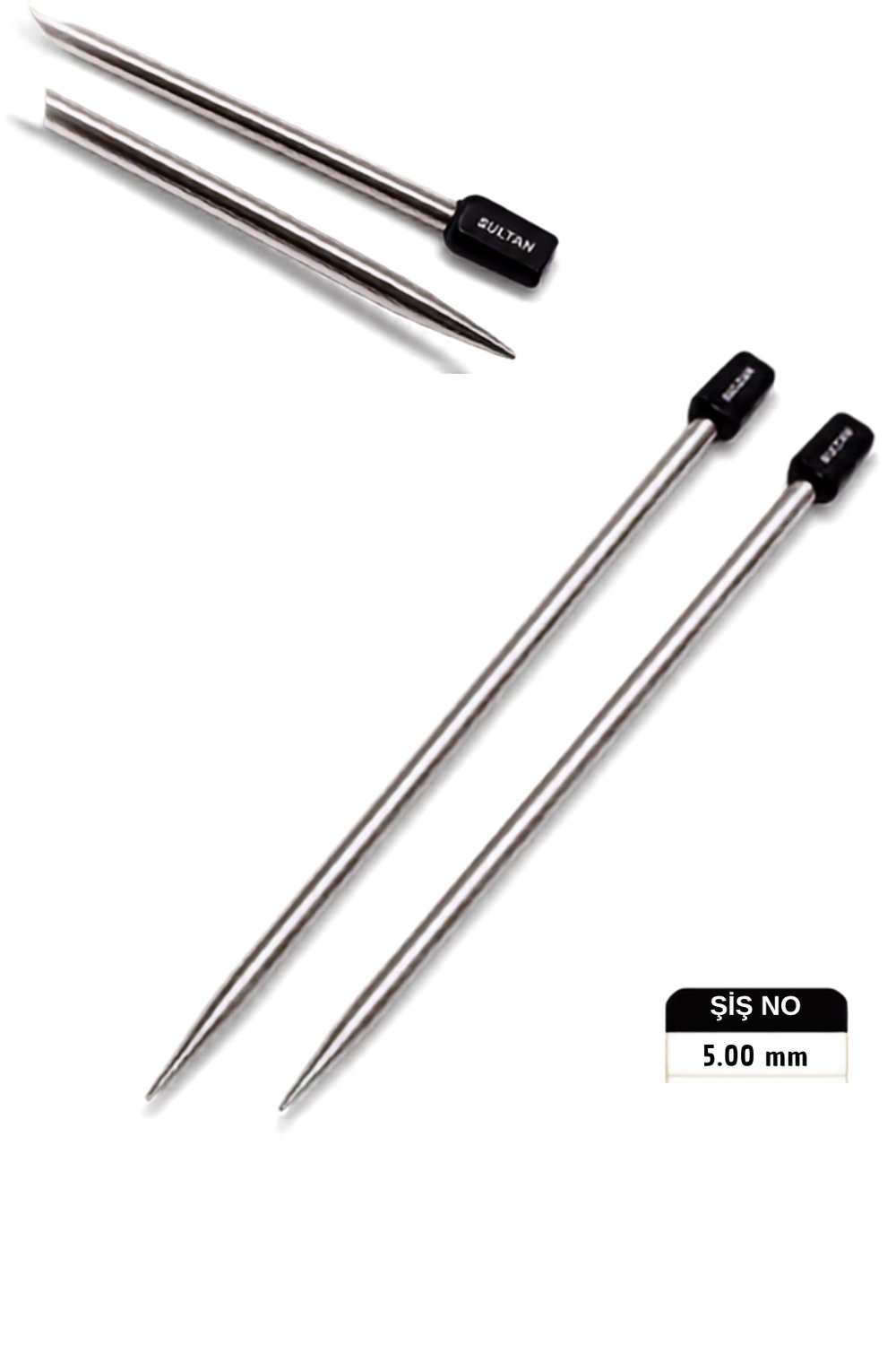 ŞİŞ SULTAN TİTANYUM 25CM NO:5.00mm