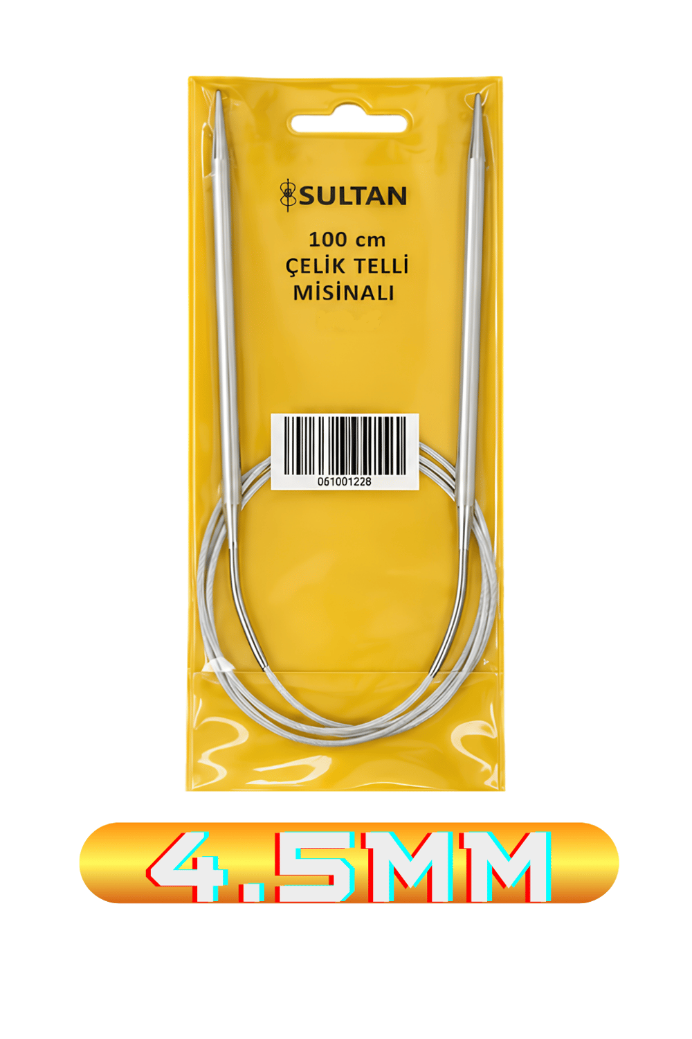 ŞİŞ SULTAN ÇELİK TELLİ MİSİNALI 100CM NO.:4,5