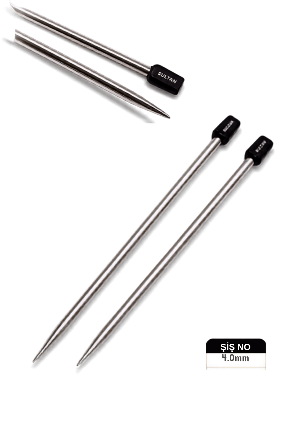 ŞİŞ SULTAN TİTANYUM 25CM NO:4.00mm