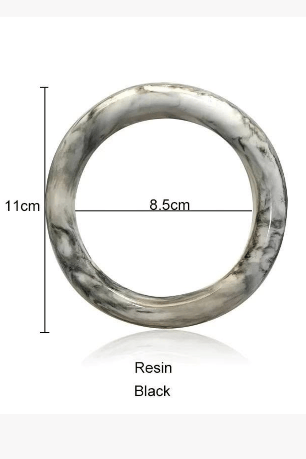 AKRİLİK 12 CM YASSI O MODEL ÇANTA SAPI