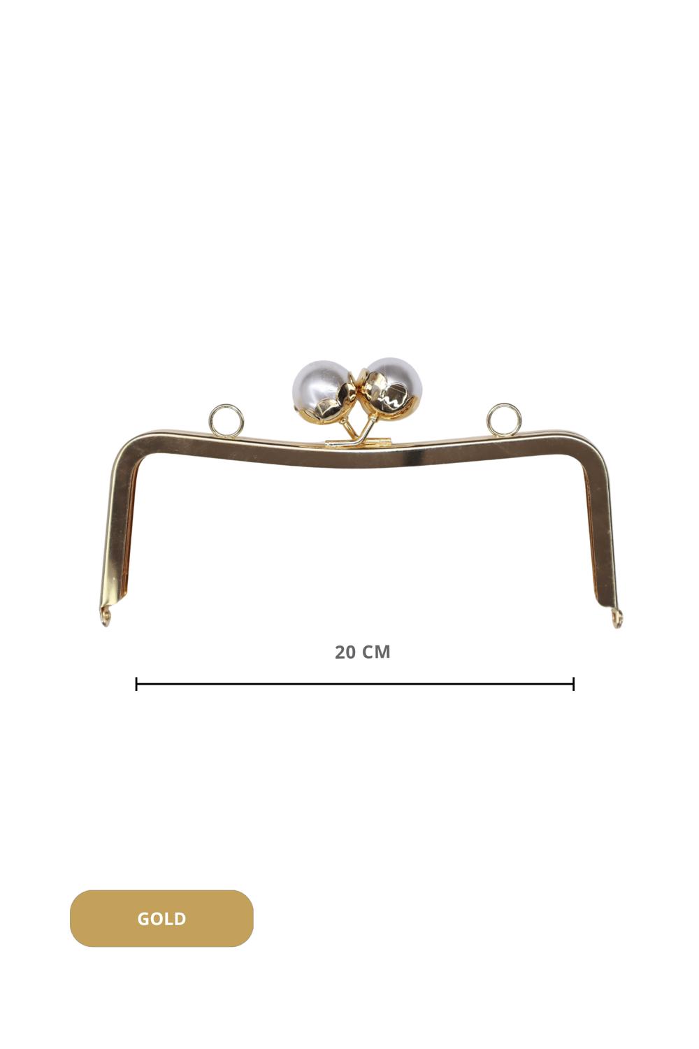 İÇTEN VİDALI İNCİLİ METAL BURS 20*6.3CM ALT-9