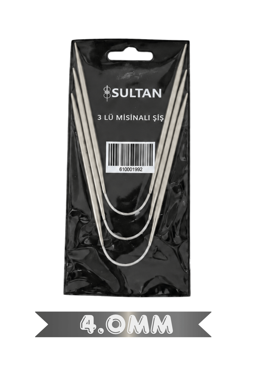 SULTAN 3 LÜ MİSİNALI ŞİŞ 4.00 MM