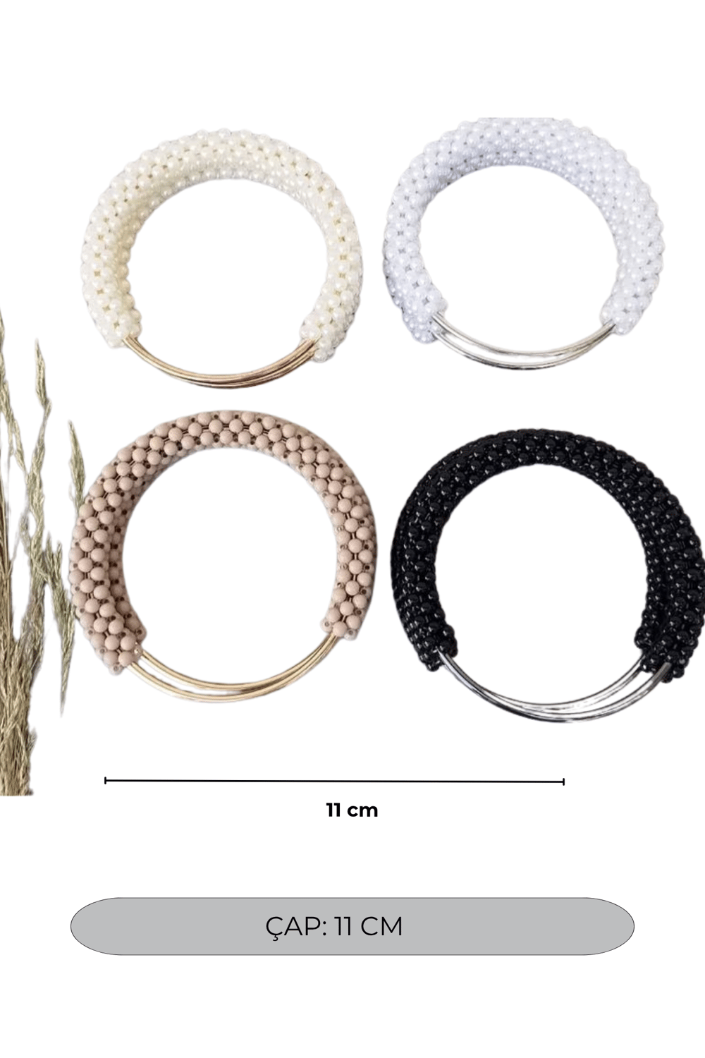 ÇANTA SAPI METAL İNCİLİ ALT-32 [11CM]