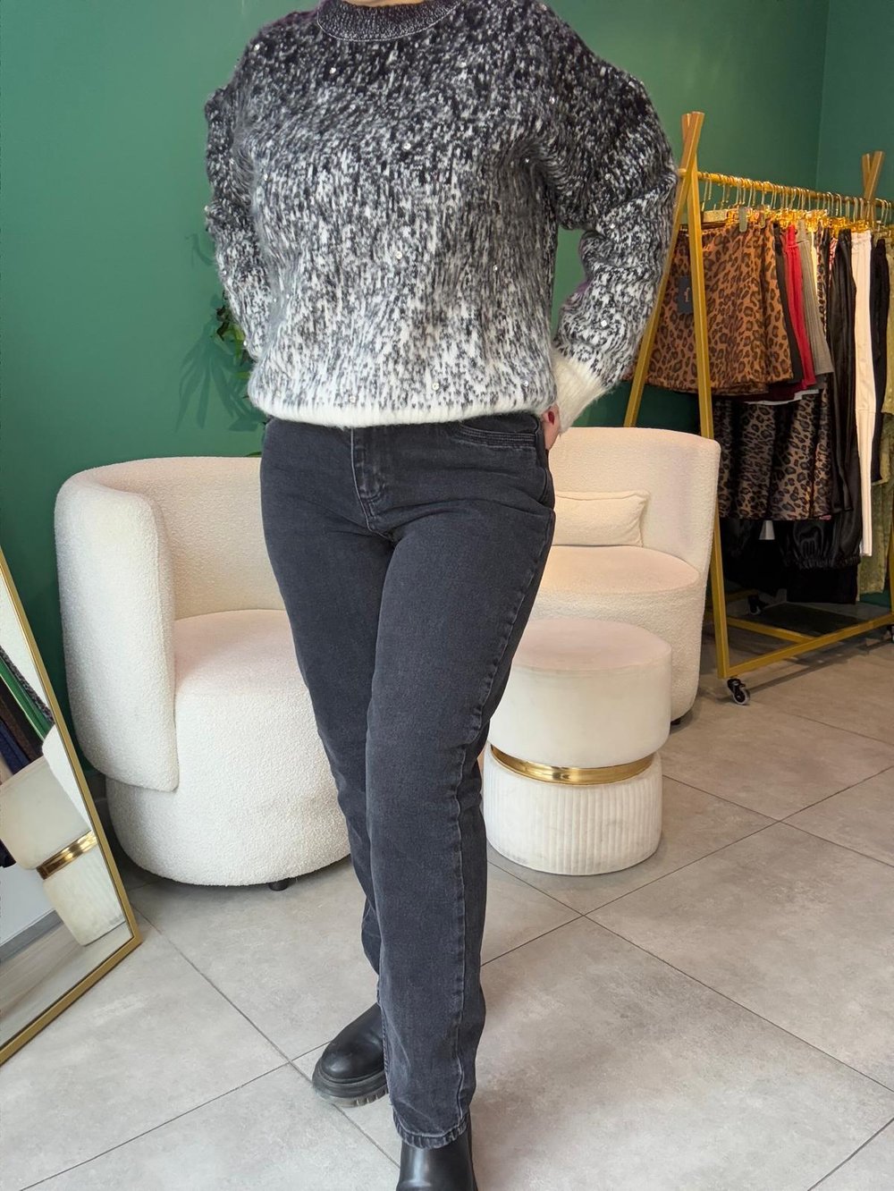 Füme Boru Paça Jean