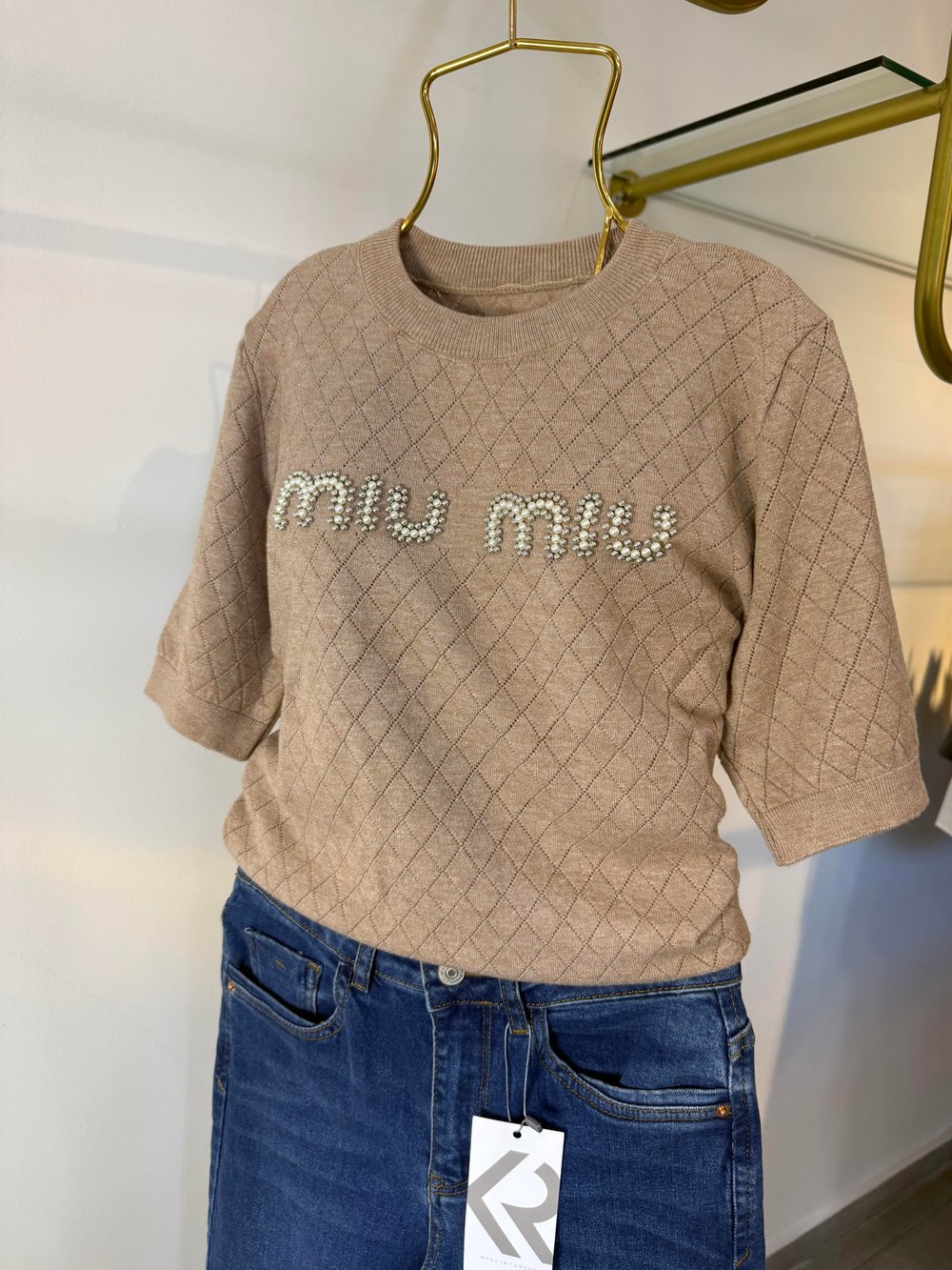 Miu Miu Vizon Merserize Triko