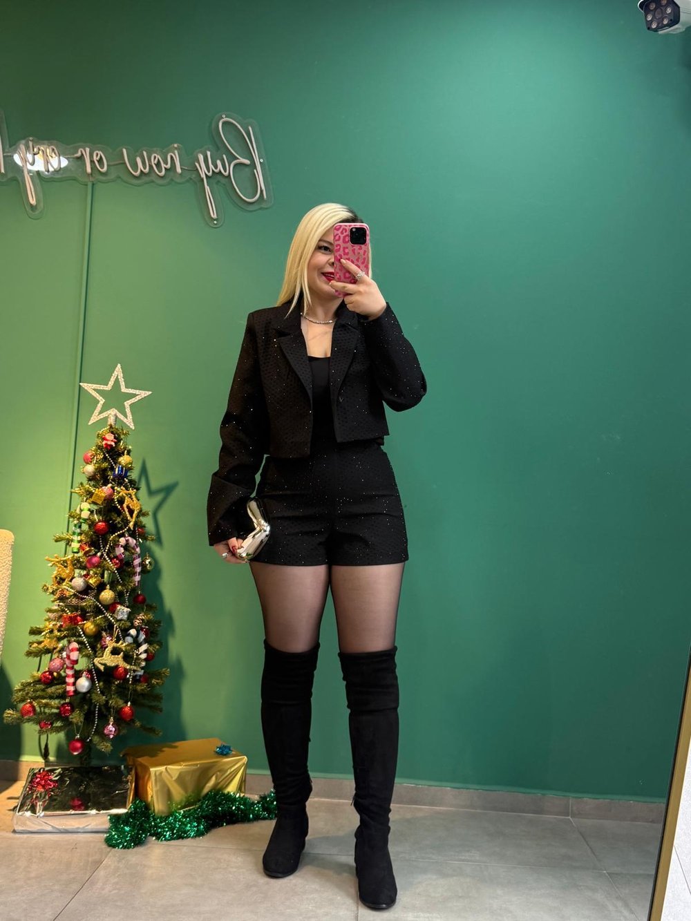 Premium Ön Arka Full Taşlı Şort Blazer Takım