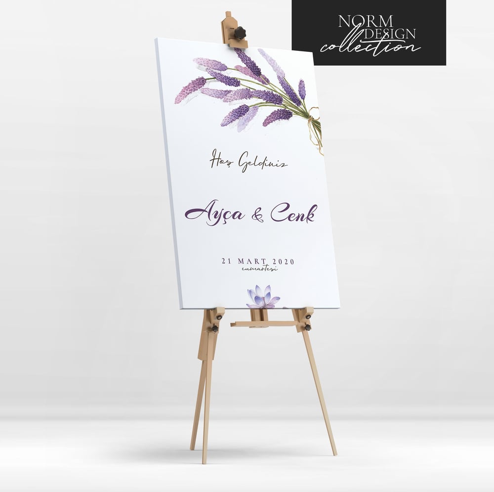 Lavender Karşılama Panosu