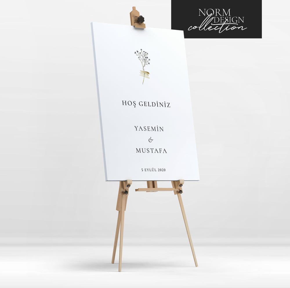Minimal Karşılama Panosu