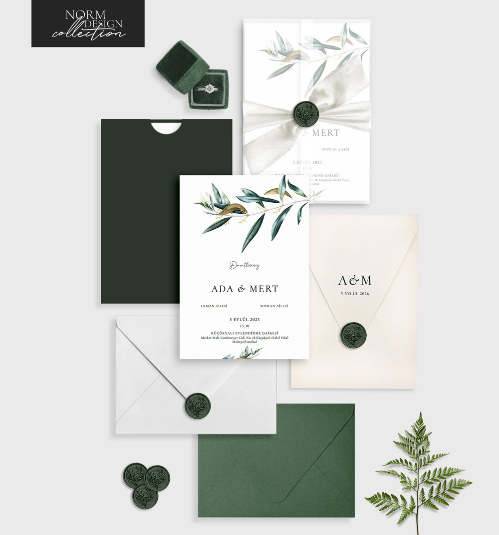 Olive Leaf Davetiye