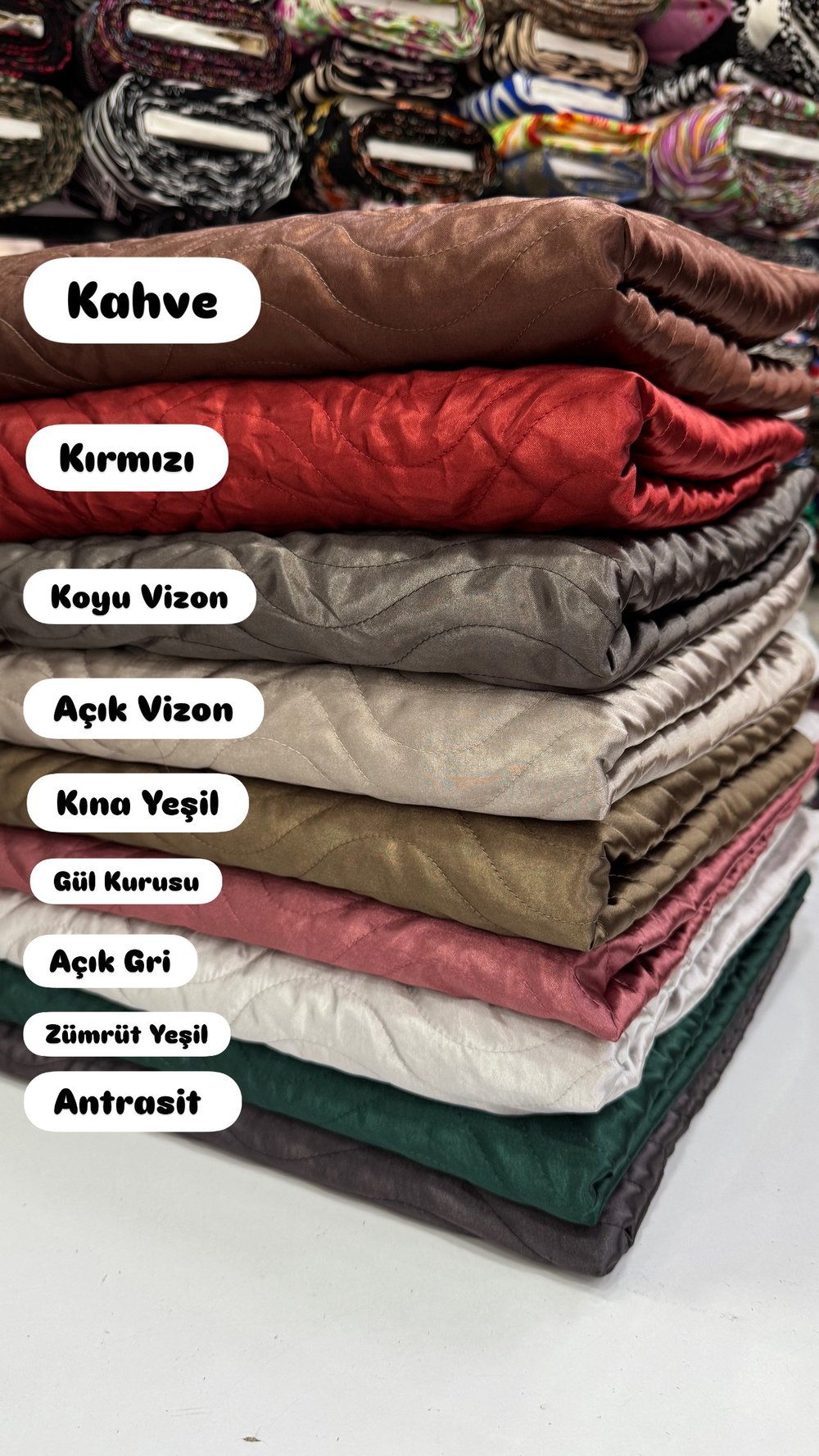 Saten Kapitone Kumaş