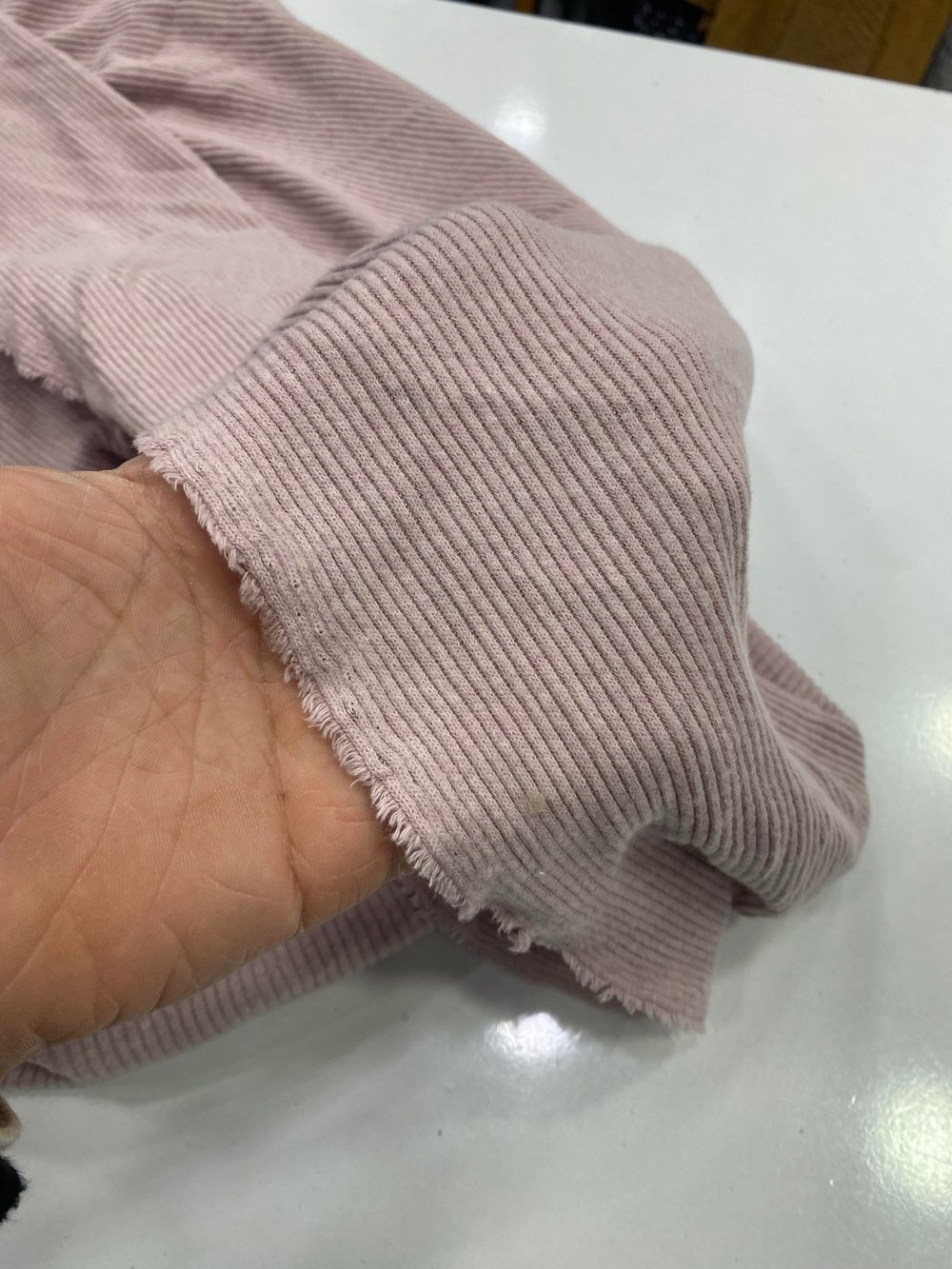 Toz Pembe Yumuşacık Yumoş Triko Kumaş Toz Pembe