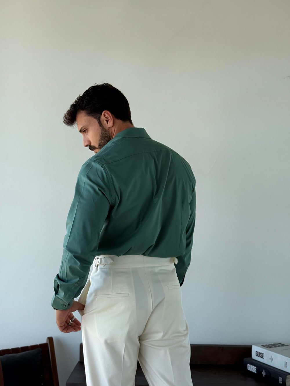 Adrien SlimFit Yeşil Gömlek