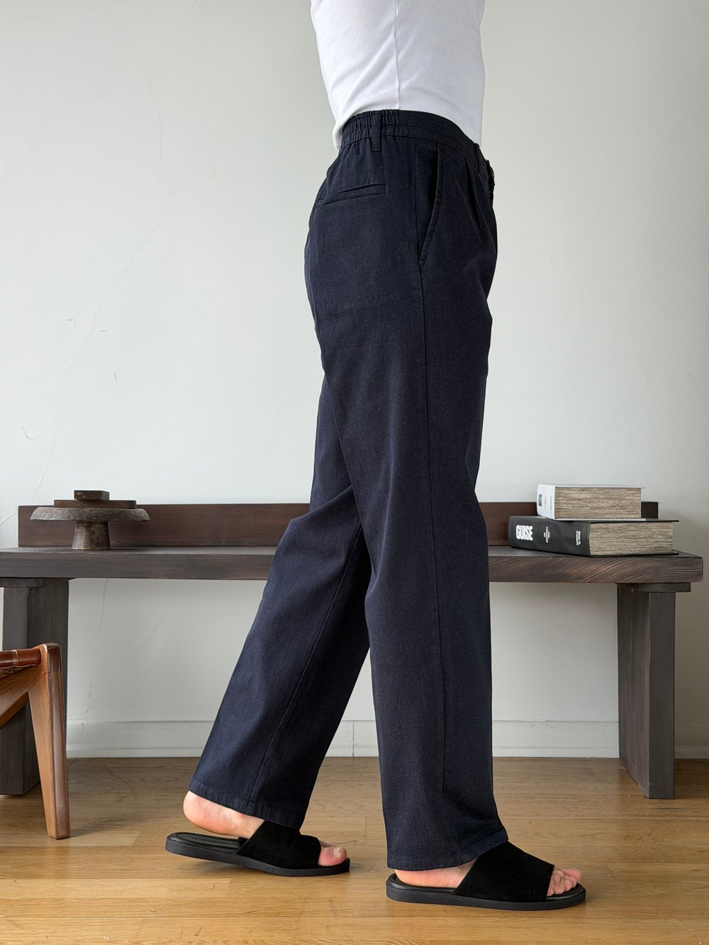Andes Yumuşak Dokulu Baggy Jean