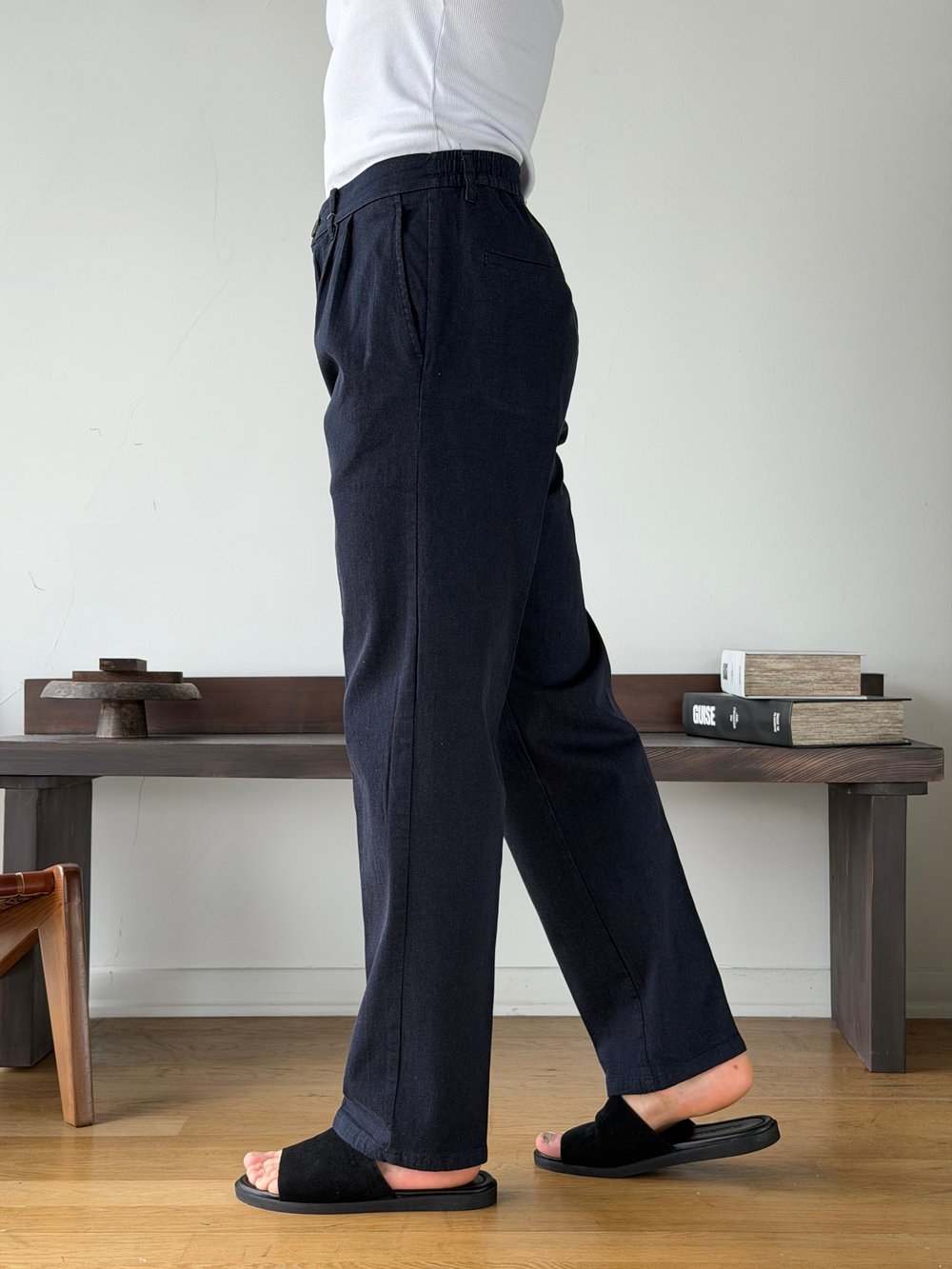 Andes Yumuşak Dokulu Baggy Jean