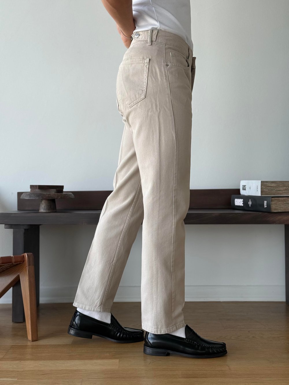 Arvio Beige Regular Jean