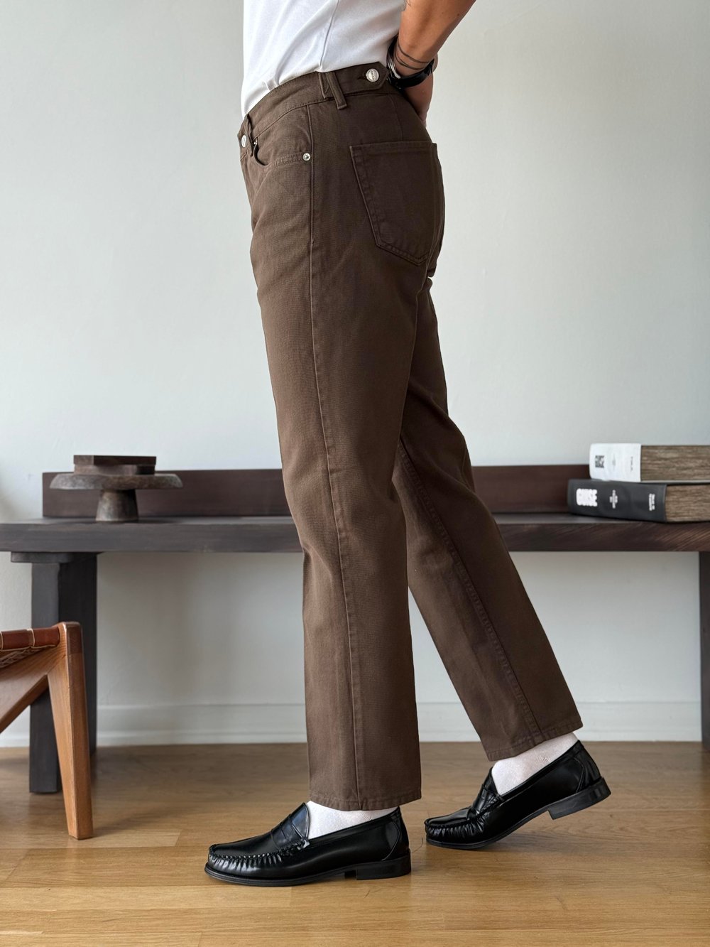 Arvio Brown Regular Jean