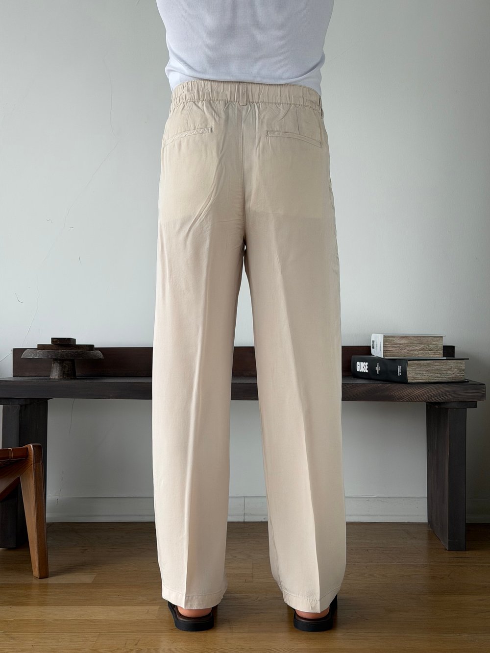 Boise Modal Bej Baggy Pantolon
