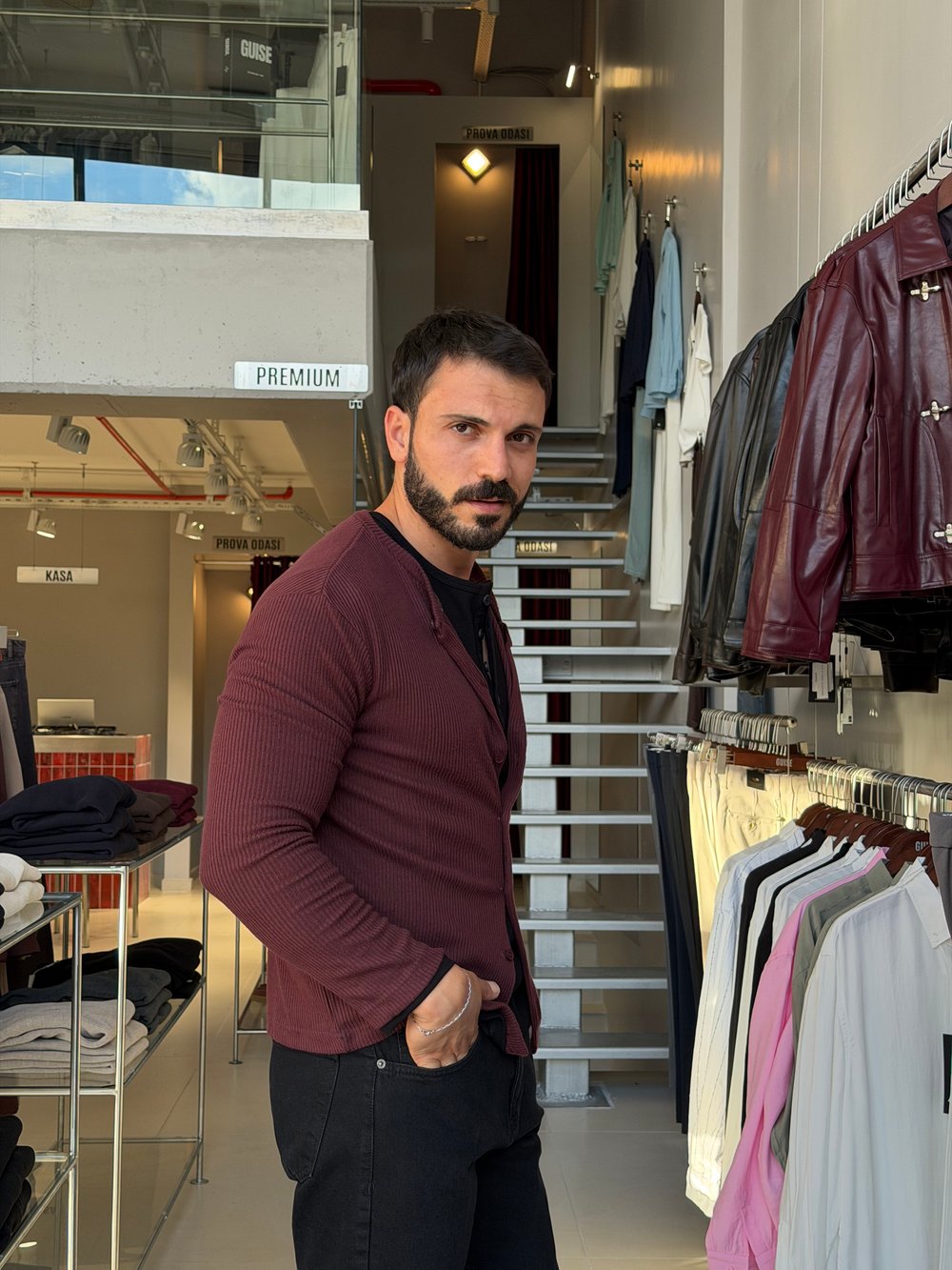 Bruno Bordo Fitilli Triko Hırka