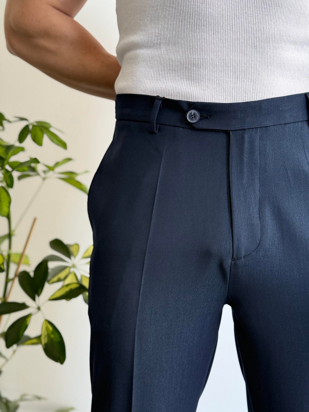 David Lacivert Pantolon