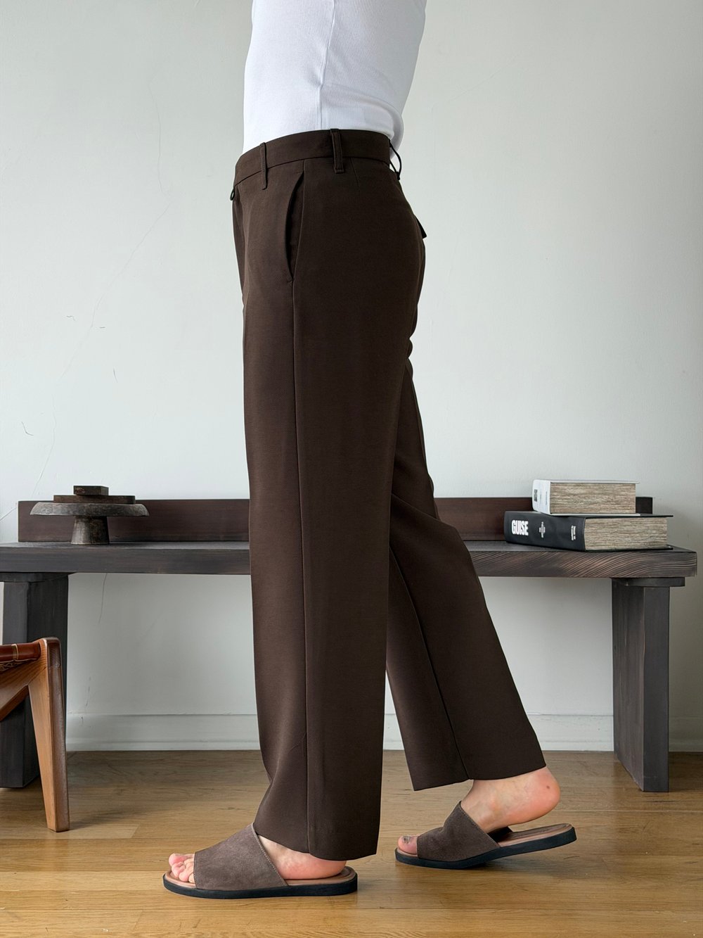 Elena Kahve Baggy Pantolon