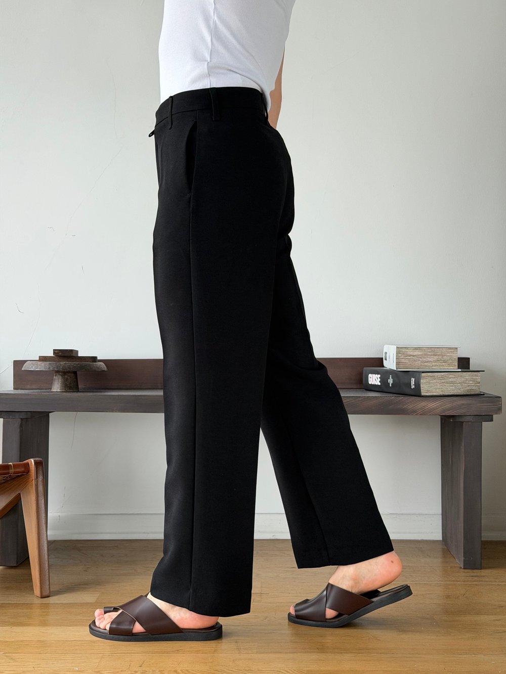 Elena Siyah Baggy Pantolon