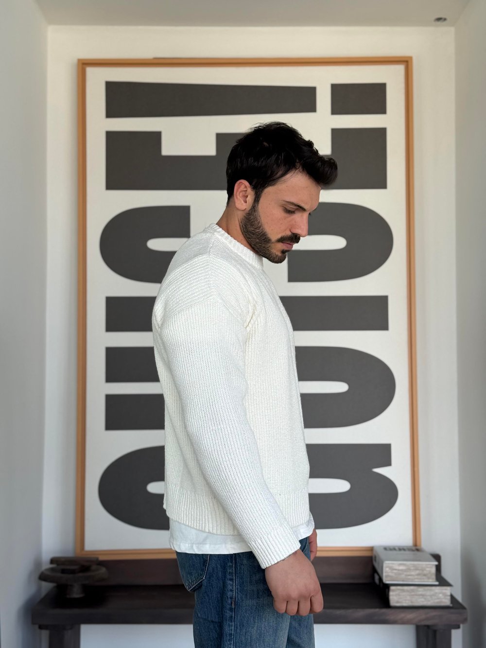 Erwan Örme Ekru Triko