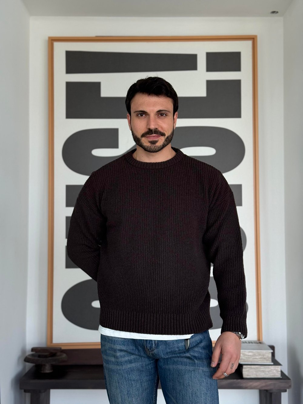 Erwan Örme Kahve Triko