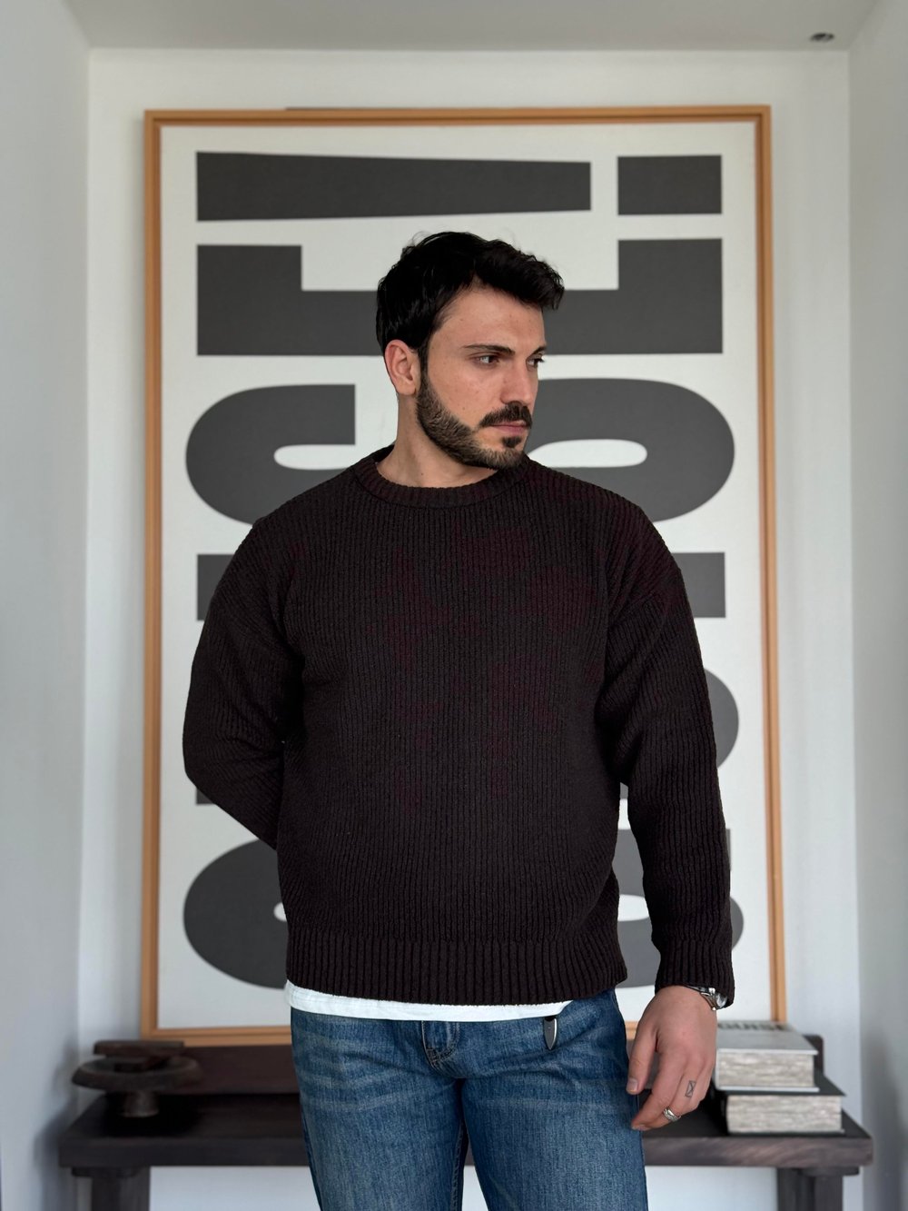 Erwan Örme Kahve Triko