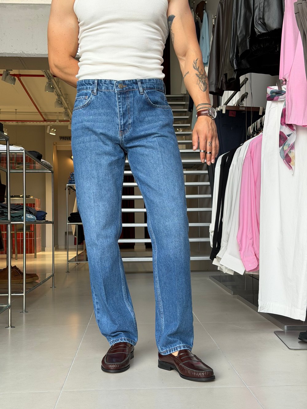 Guise 80s Blue Baggy Fit Jean