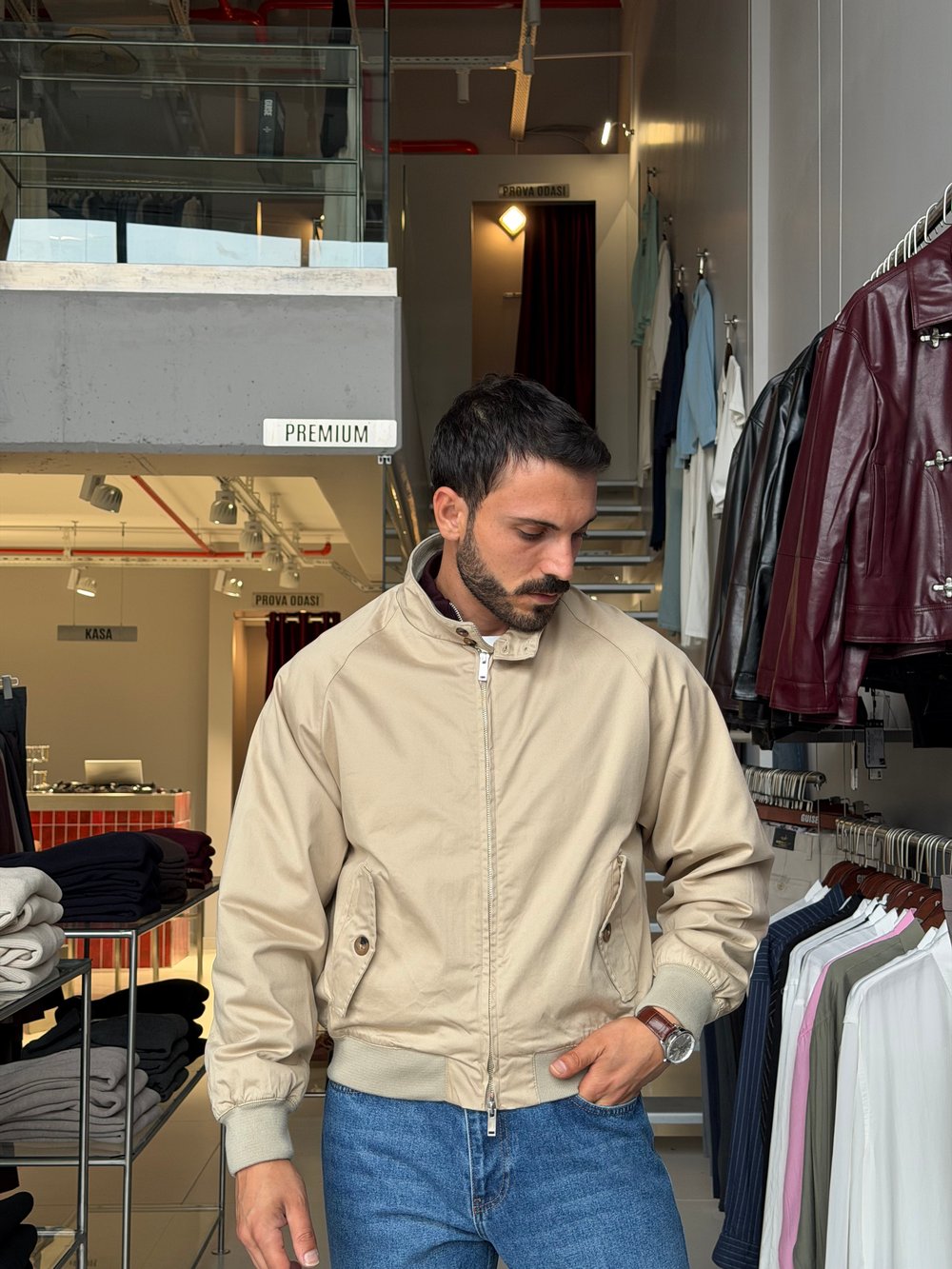 Harvey Bej Basic Gabardin Ceket