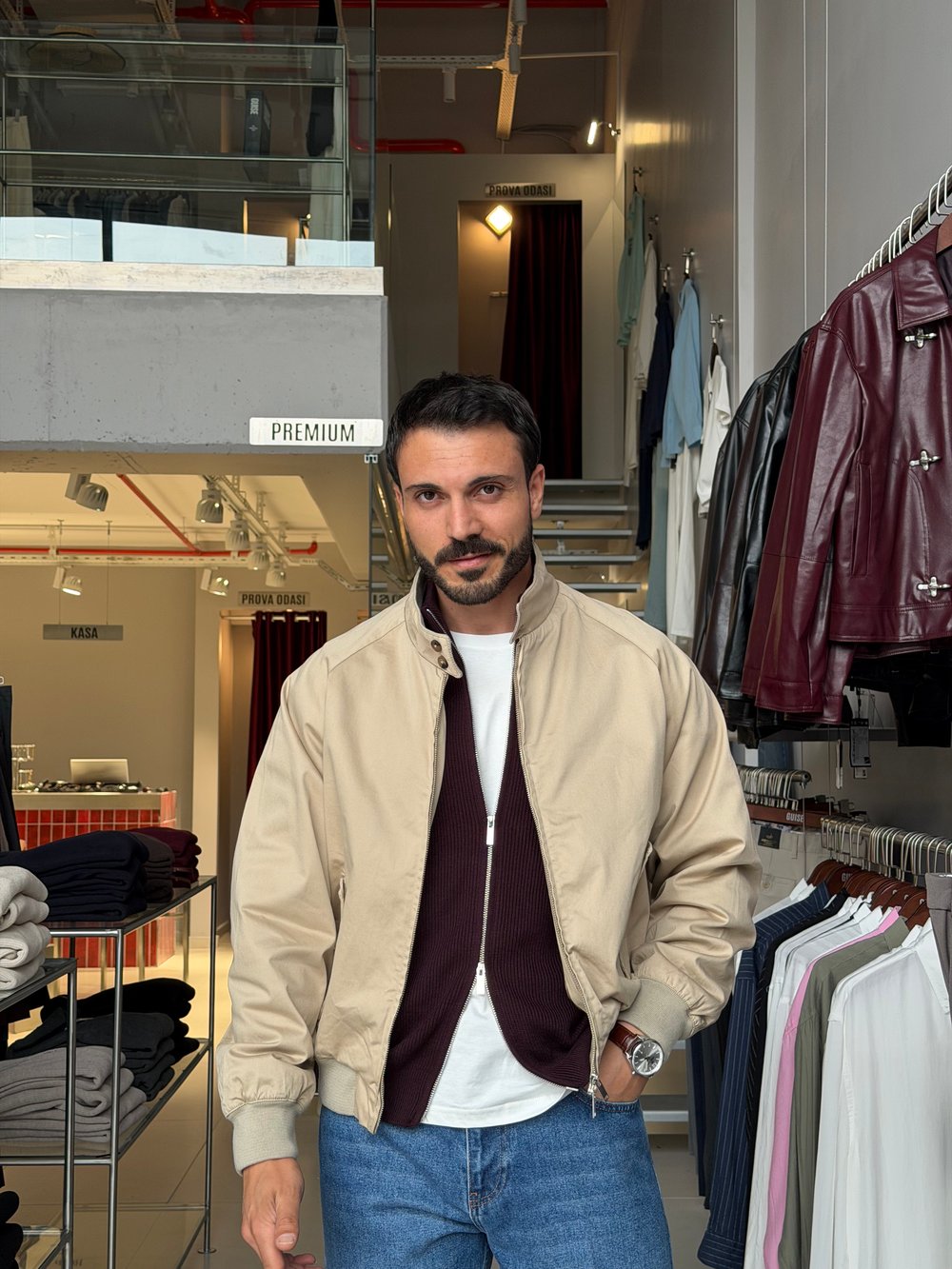 Harvey Bej Basic Gabardin Ceket