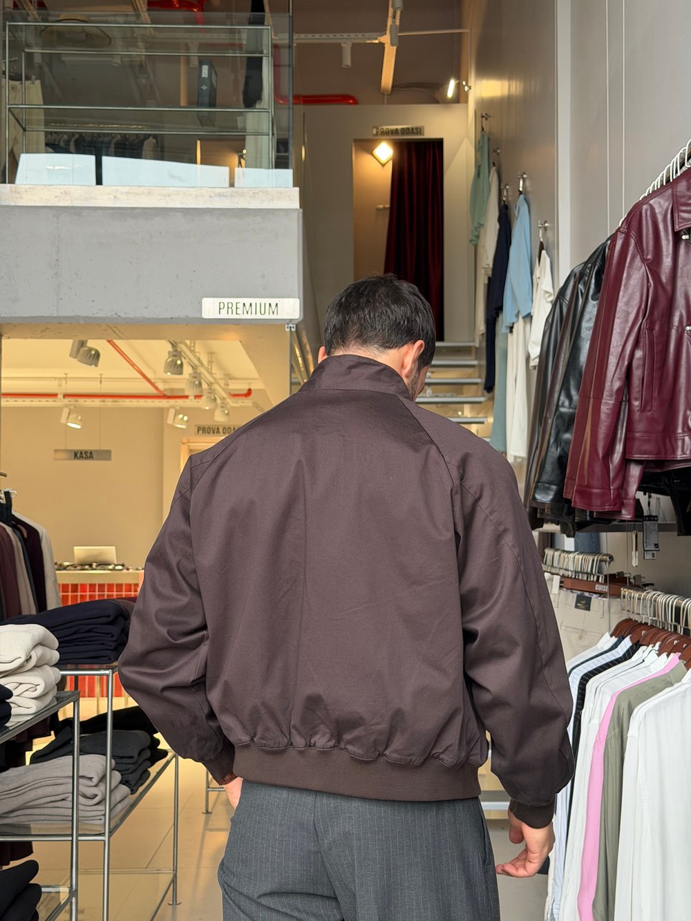 Harvey Kahverengi Basic Gabardin Ceket