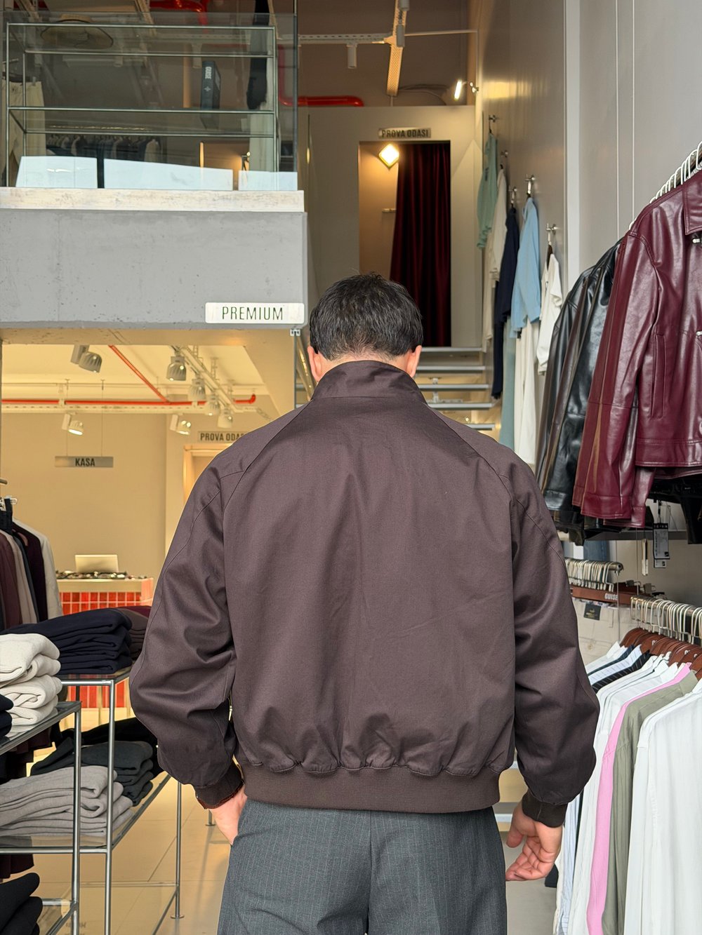 Harvey Kahverengi Basic Gabardin Ceket