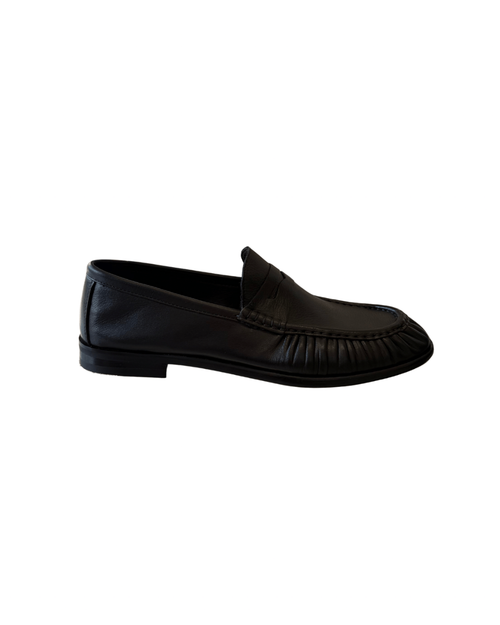 Kiltie Penny Mat Siyah Loafer