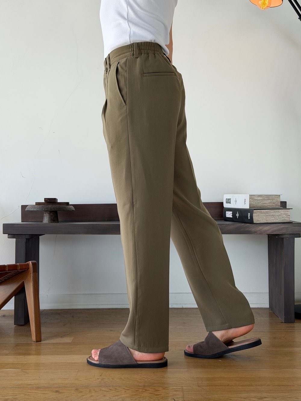 Linda Double Haki Baggy Pantolon