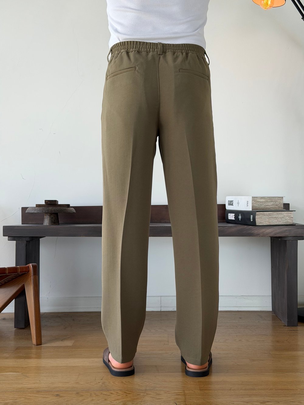 Linda Double Haki Baggy Pantolon