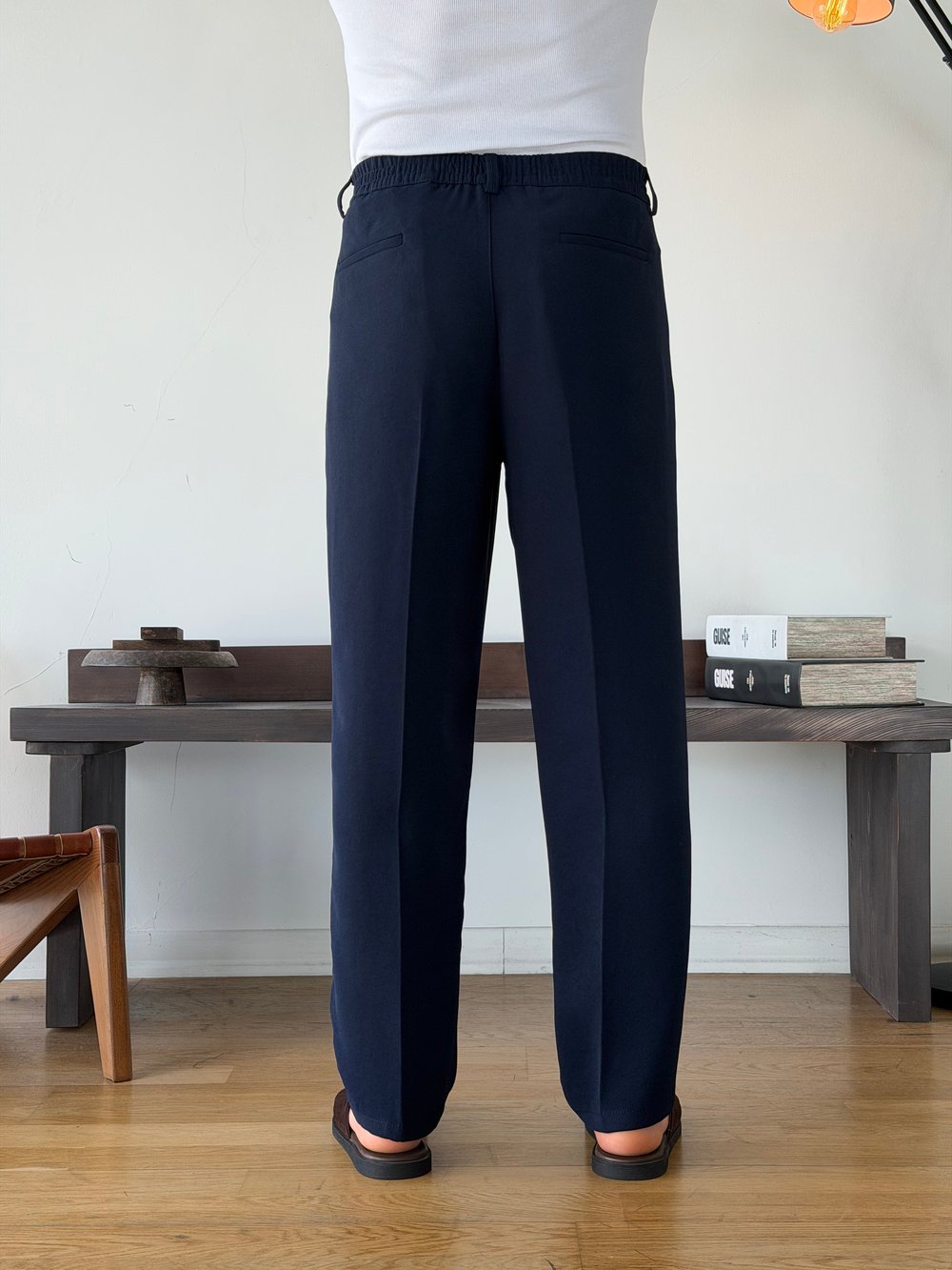 Linda Double Lacivert Baggy Pantolon