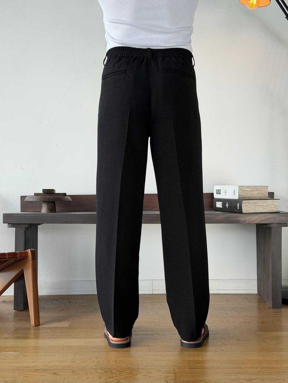 Linda Double Siyah Baggy Pantolon