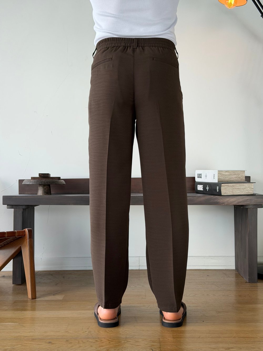 Linda Double Kahve  Baggy Pantolon