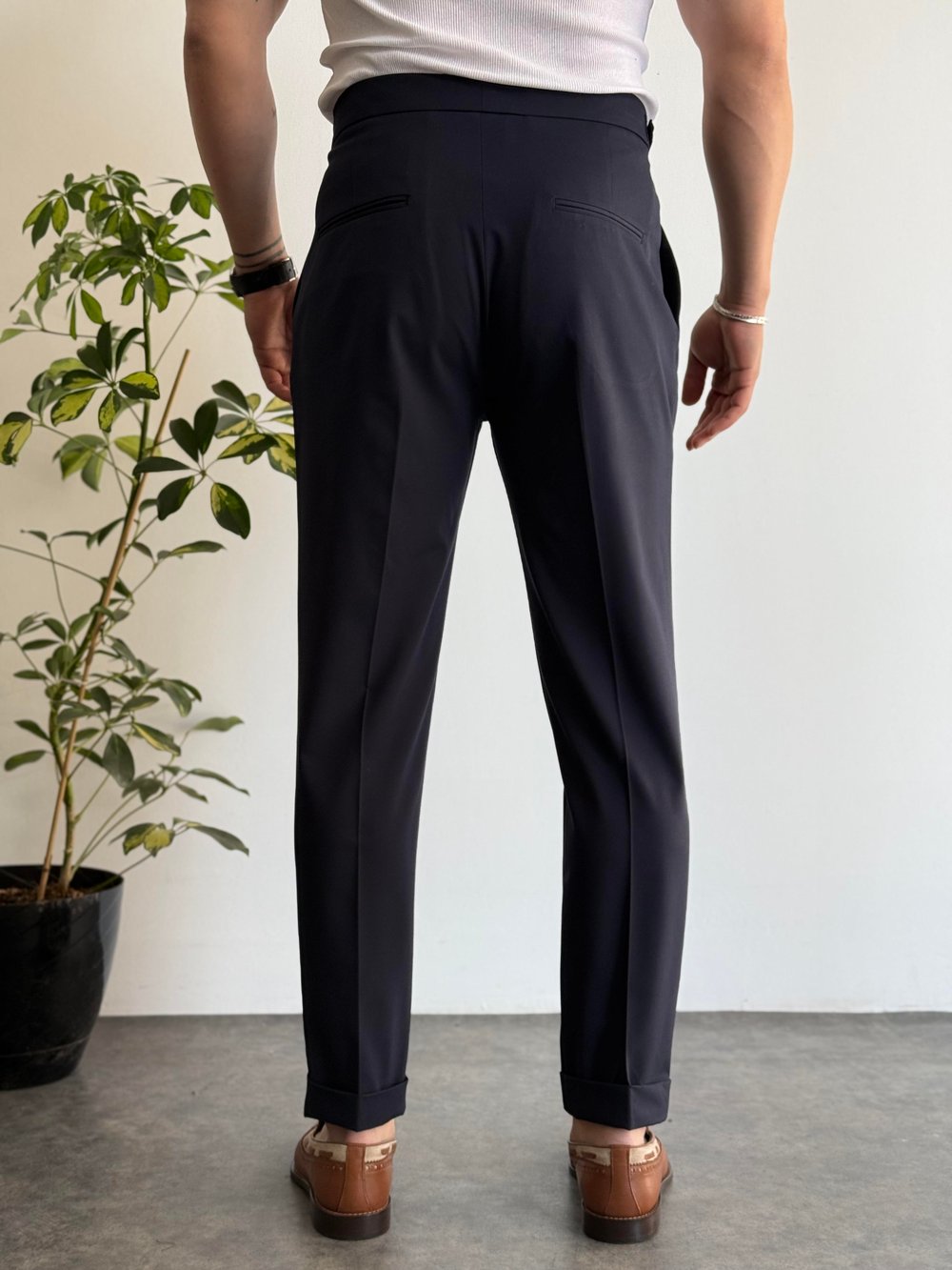 London Dark Blue Pantolon