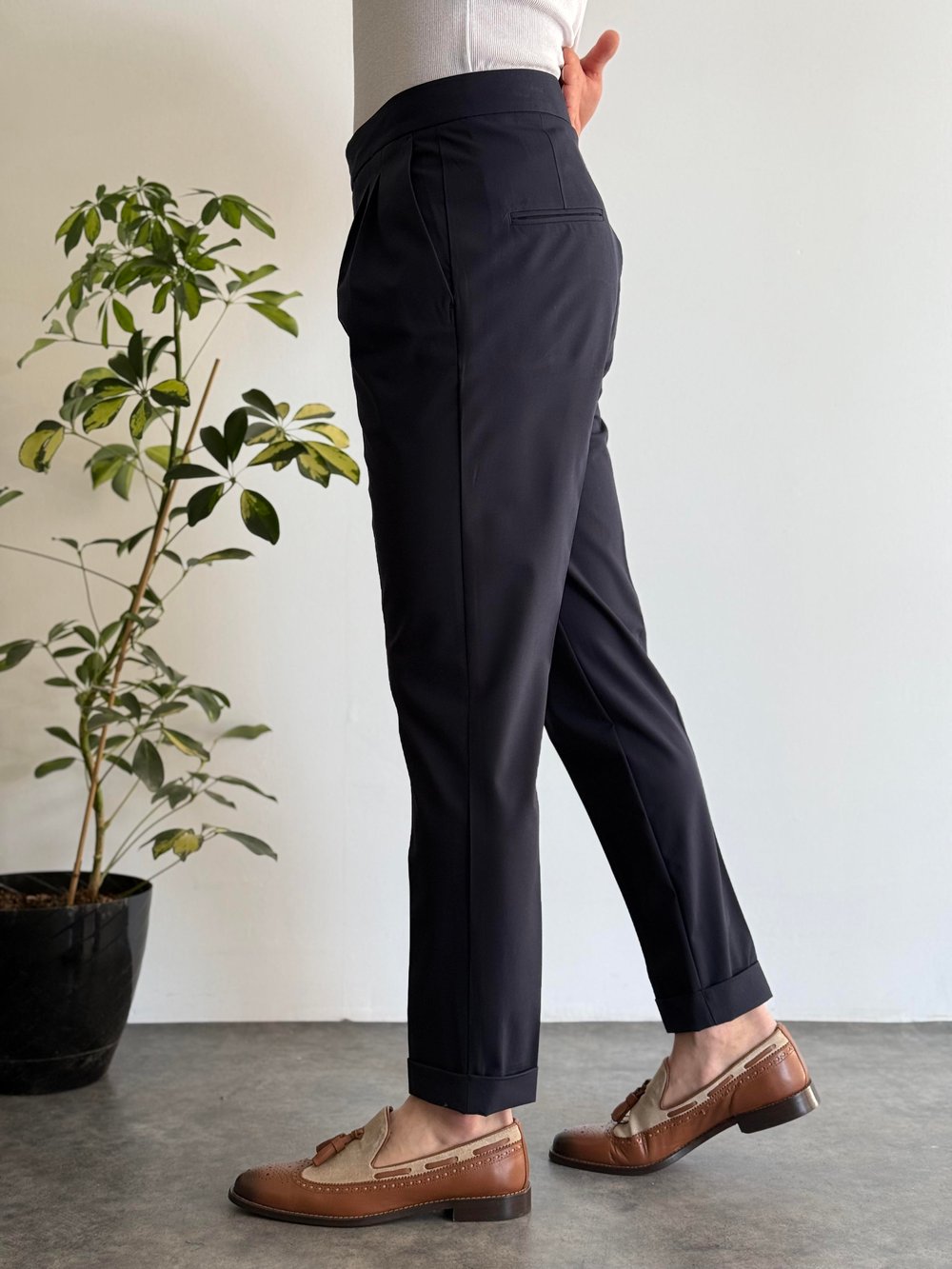 London Dark Blue Pantolon