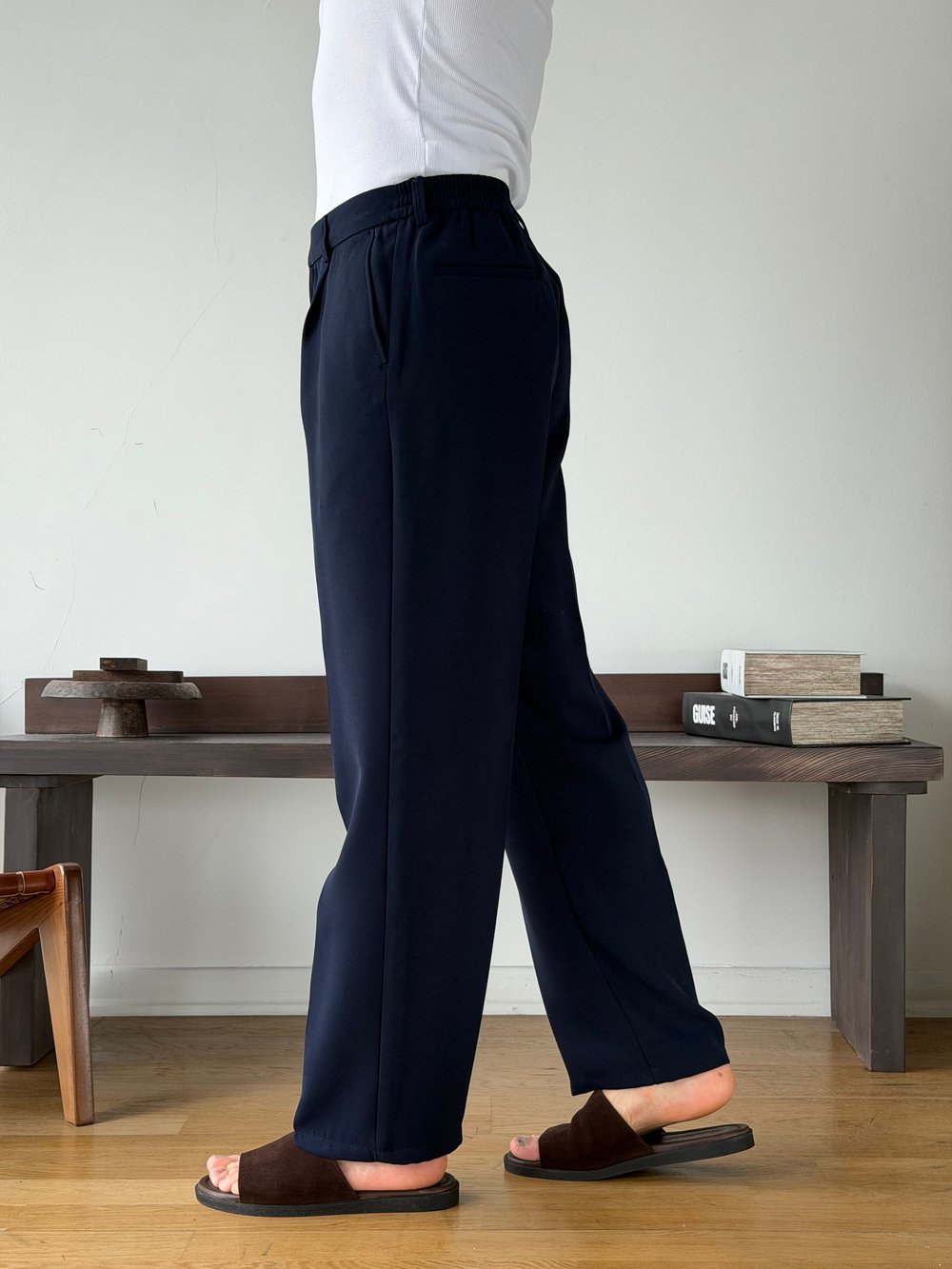Lyon Lacivert Baggy Pantolon