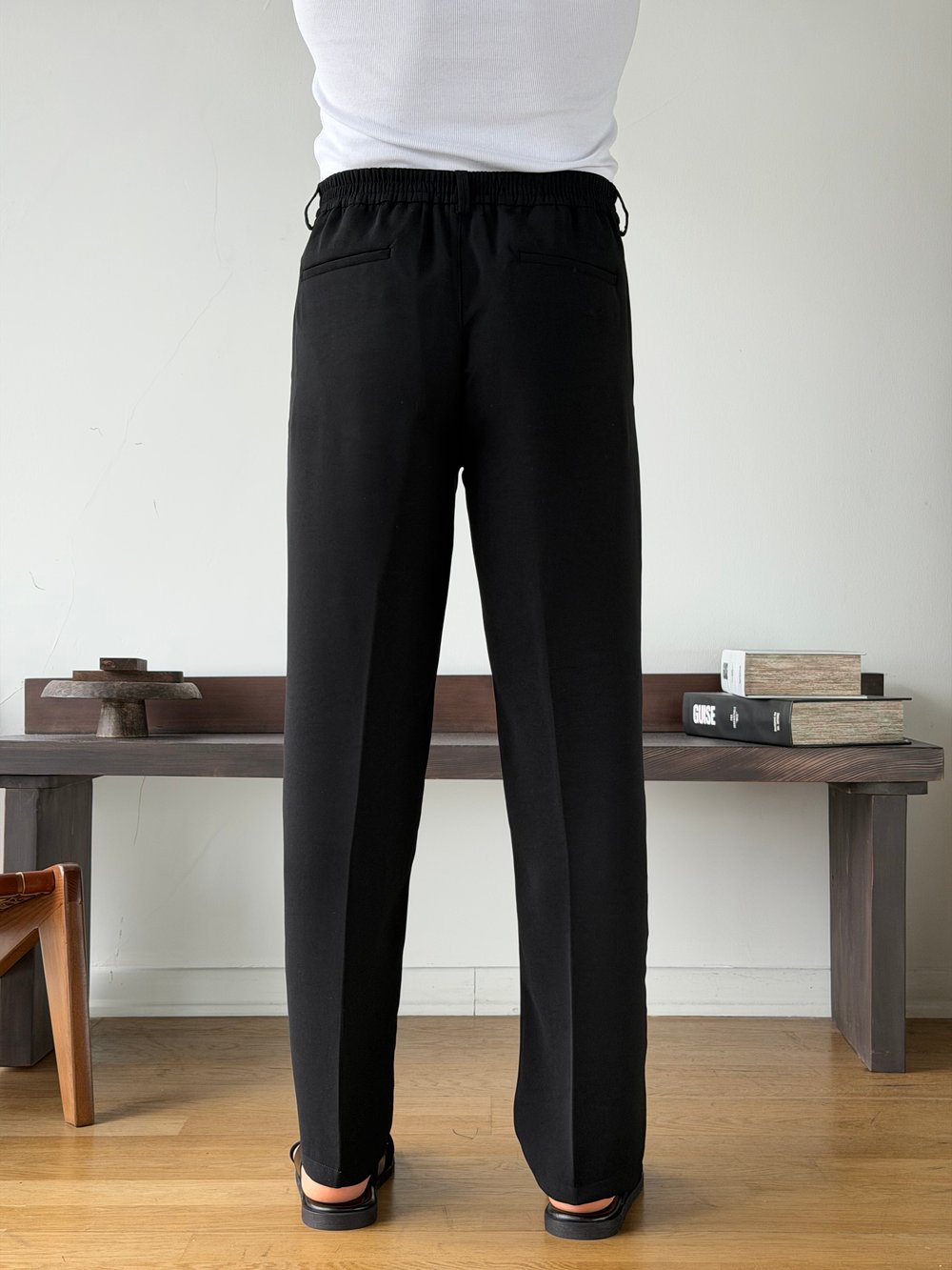 Lyon Siyah Baggy Pantolon
